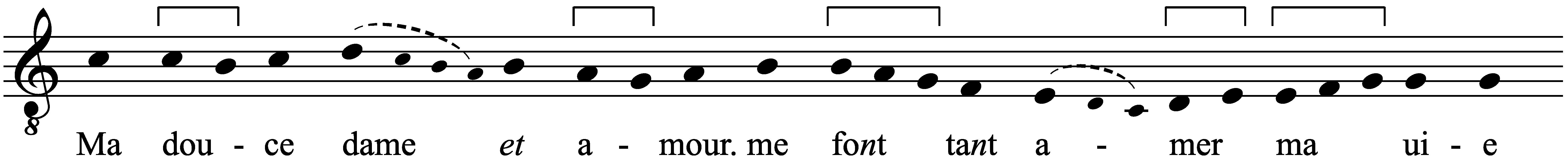 Work musical notation